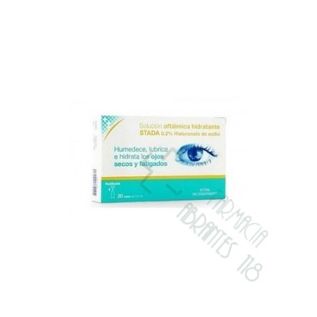 Stada Solucion Ocular 0,2% Acido Hialuronico 20 viales de 0,5ml